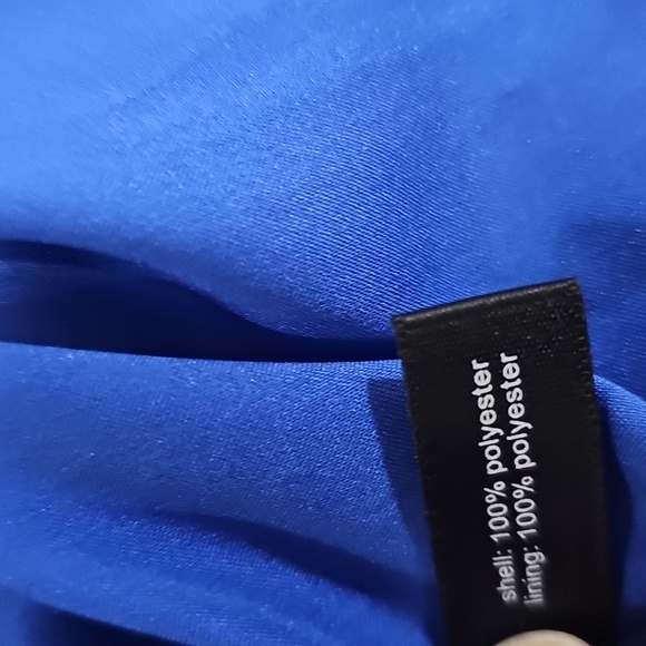 The Limited Blue & White Floral Short Sleeve Lined Shift Dress Size M - Picture 6 of 9